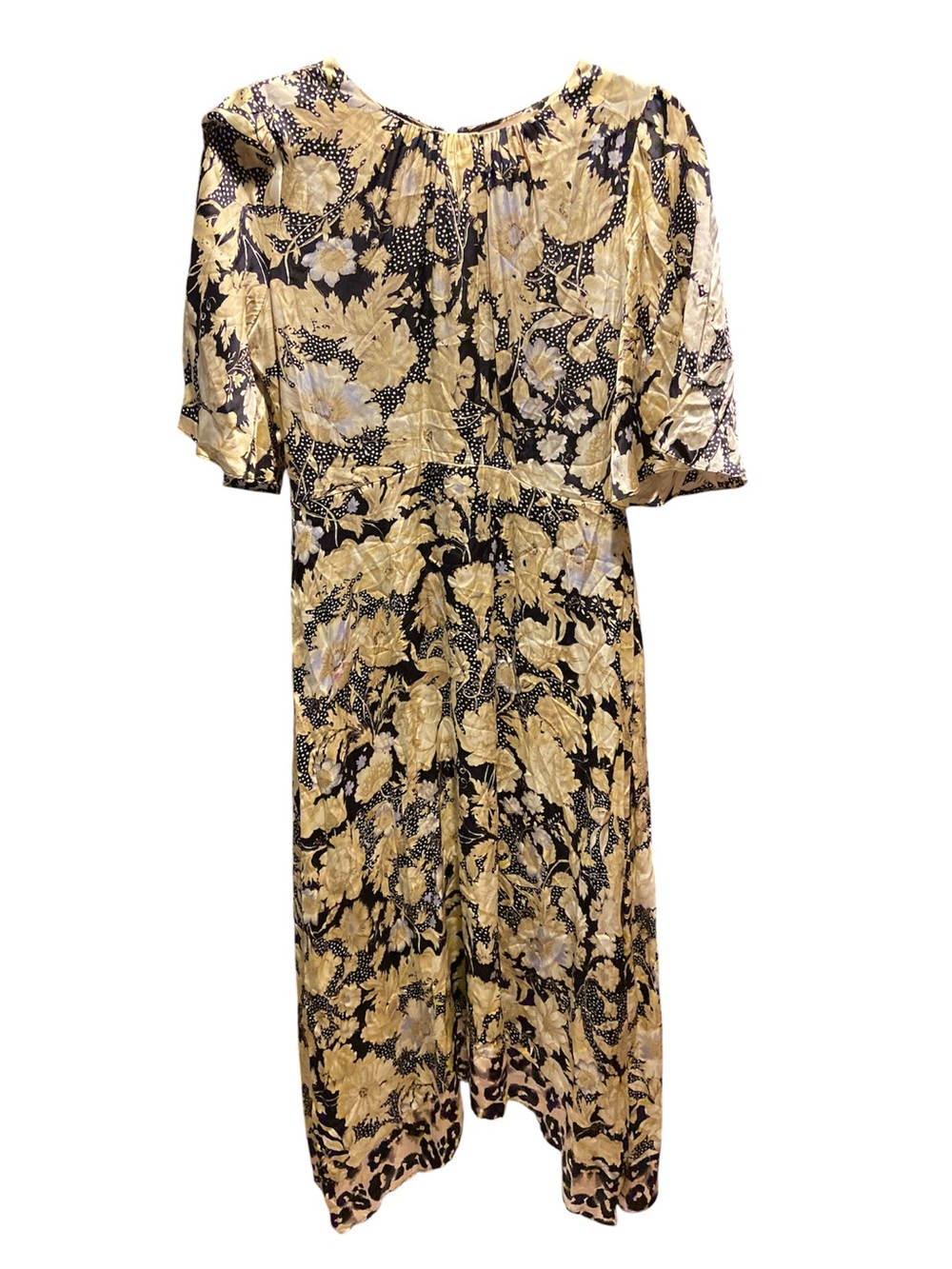 Rebecca Taylor size 6 short sleeve 100% silk dress
